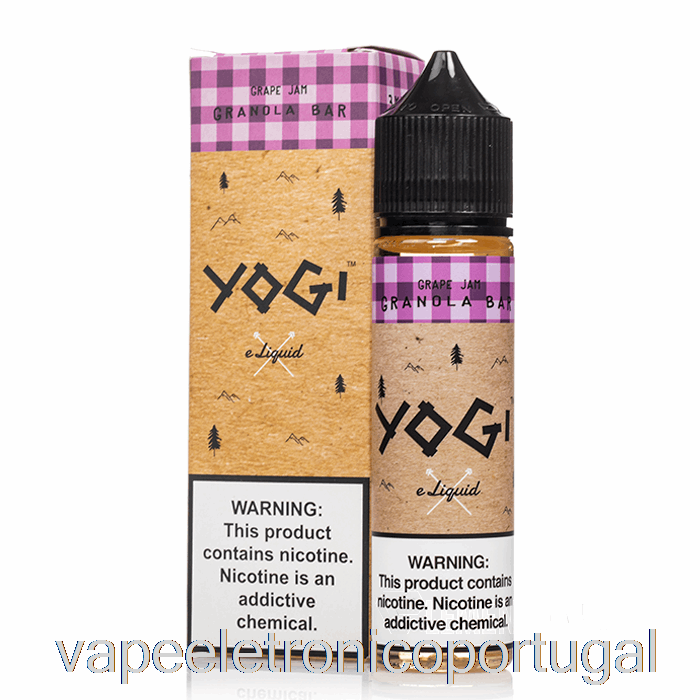 Barra De Granola Vape Eletrônico Geléia De Uva - Yogi E-líquido - 60ml 0mg